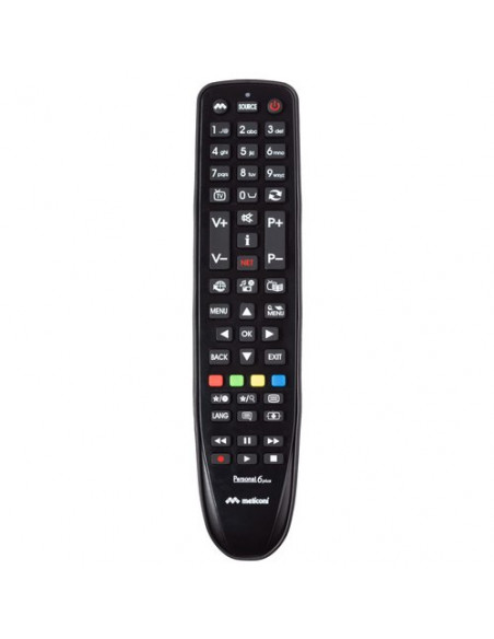 Telecomando tv Meliconi 806077 GUMBODY Personal 6 Plus per Telefunken