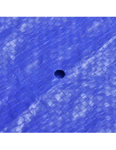 Telo Copertura per Trampolino Elastico in PE 450-457 cm 90 g/m²