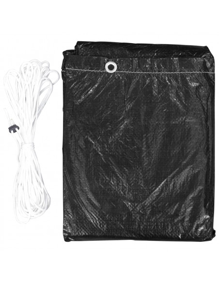 Telo di Copertura per Dondolo 6 Occhielli 135x105x175 cm