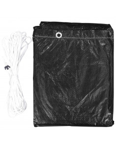 Telo di Copertura per Dondolo 6 Occhielli 185x117x170 cm