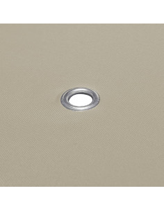 Telo di Ricambio per Gazebo 310g/m² Beige 3x3m