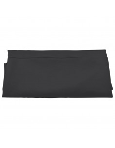 Telo di Ricambio per Ombrellone Nero 350 cm