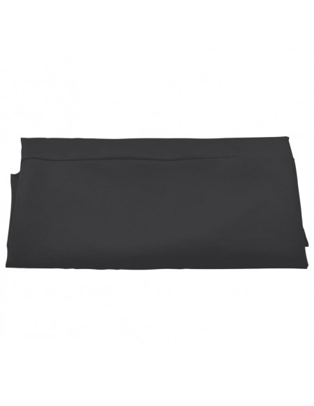 Telo di Ricambio per Ombrellone Nero 350 cm
