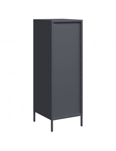 Credenza Antracite 39x35x103,5 cm Acciaio