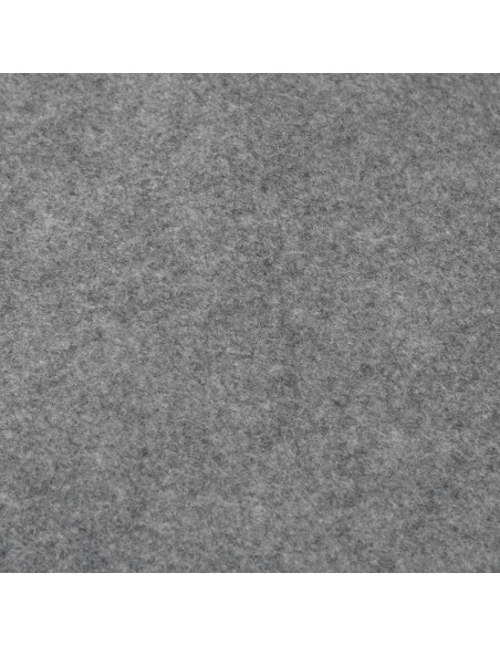 Telo Sotto Piscina Grigio Chiaro Ø550 cm Geotessile Poliestere