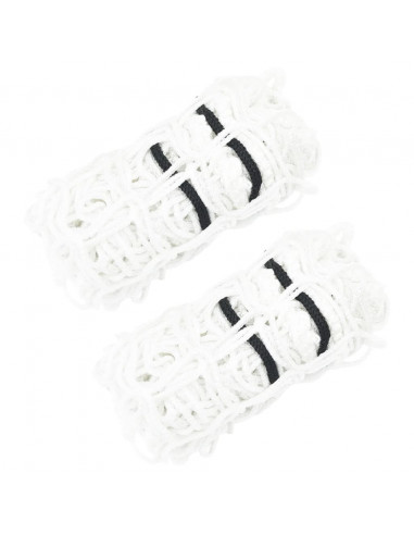 Reti da Fieno 2 pz Quadrati Bianchi 75x75 cm PP