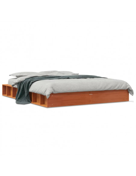 Giroletto Marrone Cera 120x190 cm in Legno Massello di Pino