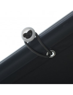 Tenda a Baldacchino Antracite 4x4 m in Acciaio e Tessuto