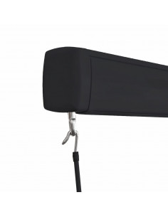 Tenda a Cassonetto Manuale 400x300 cm Blu e Bianca