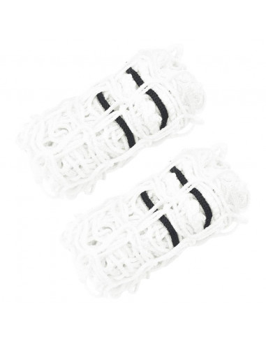 Reti da Fieno 2 pz Quadrati Bianchi 100x100 cm PP