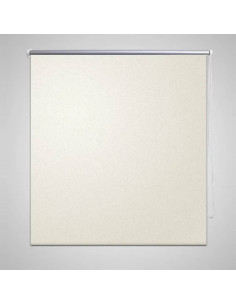 Tenda a Rullo Oscurante 140 x 230 cm Bianco Avorio