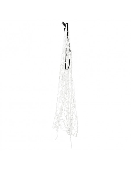 Reti da Fieno 2 pz Quadrati Bianchi 100x100 cm PP