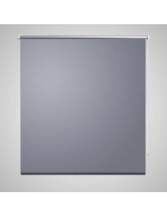 Tenda a Rullo Oscurante 80 x 230 cm Grigio