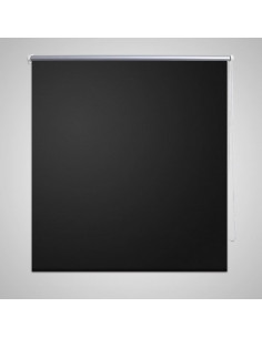 Tenda a Rullo Oscurante 80 x 230 cm Nera