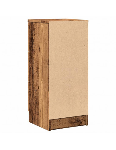 Credenze 2 pz Legno Antico 30x30x70 cm in Legno Multistrato