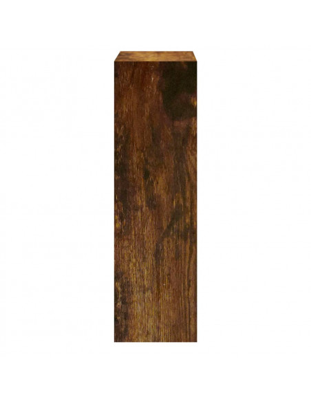 Scarpiera Rovere Fumo 63x24x81 cm in Legno Multistrato