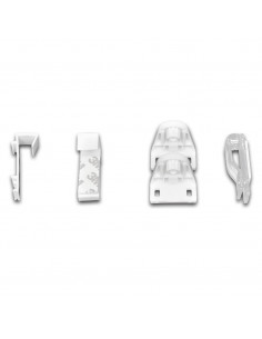 Tenda a rullo oscurante zebra 40x100cm grigia