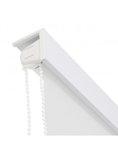 Tenda a Rullo per Doccia 100x240 cm Bianco