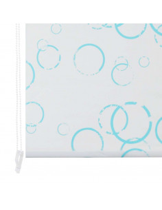 Tenda a Rullo per Doccia 100x240 cm con Motivo a Bolle