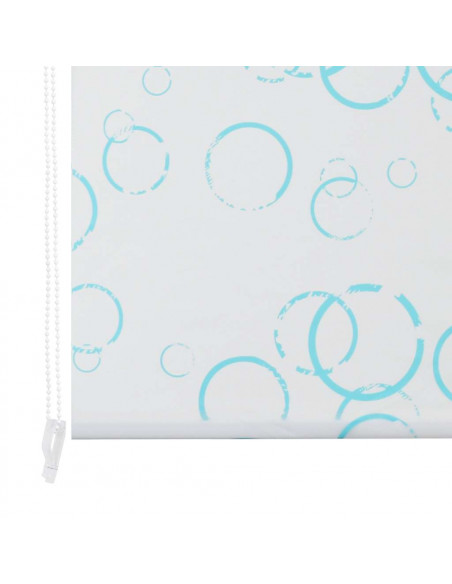 Tenda a Rullo per Doccia 100x240 cm con Motivo a Bolle
