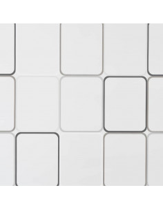 Tenda a Rullo per Doccia 100x240 cm Quadrati