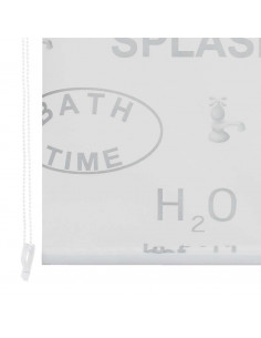 Tenda a Rullo per Doccia 100x240 cm Schizzi