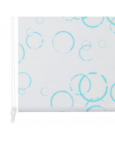 Tenda a Rullo per Doccia 120x240 cm con Motivo a Bolle