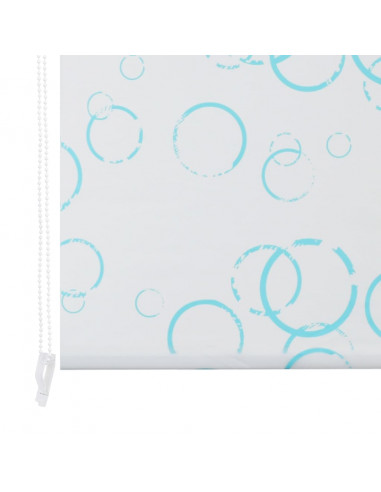 Tenda a Rullo per Doccia 120x240 cm con Motivo a Bolle