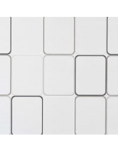 Tenda a Rullo per Doccia 120x240 cm Quadrati