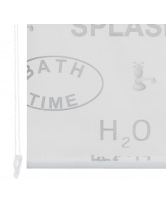 Tenda a Rullo per Doccia 120x240 cm Schizzi