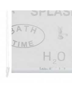 Tenda a Rullo per Doccia 140x240 cm Schizzi