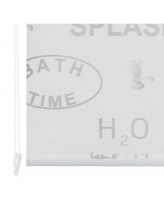 Tenda a Rullo per Doccia 80x240 cm Schizzi