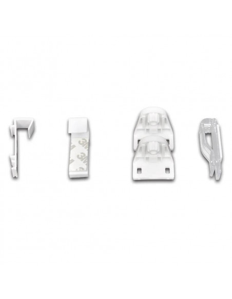 Tenda a rullo zebrata 50,9x100 cm Tessuto Larghezza 46,7 cm caffè