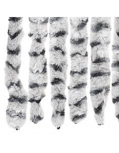 Tenda Antimosche Grigio Chiaro e Grigio Scuro in Ciniglia