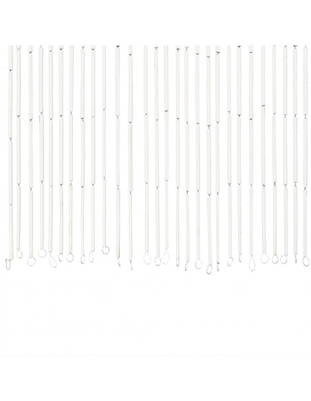 Tenda Antimosche per Porte in Bambù 90x200 cm