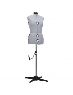 Manichino Femminile Regolabile Grigio Taglia M 40-46 2