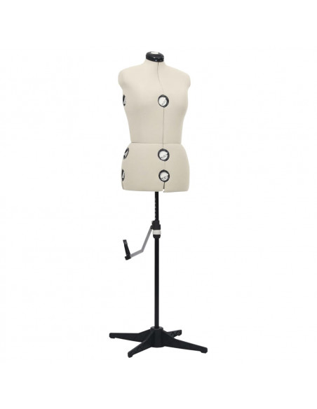 Manichino Femminile Regolabile Crema Taglia M 40-46