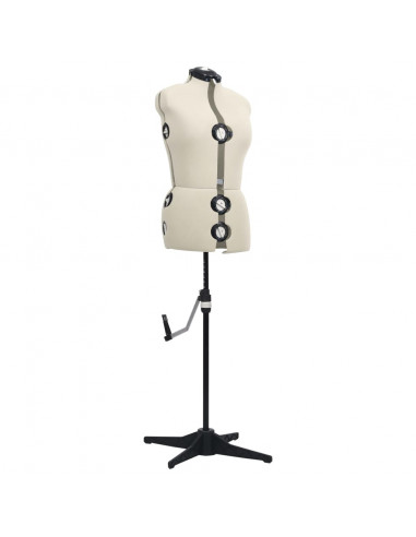 Manichino Femminile Regolabile Crema Taglia M 40-46