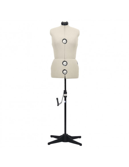 Manichino Femminile Regolabile Crema Taglia M 40-46
