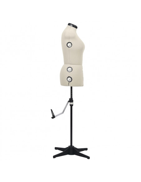 Manichino Femminile Regolabile Crema Taglia M 40-46