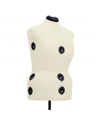 Manichino Femminile Regolabile Crema Taglia L 44-50