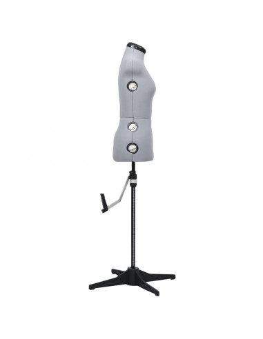 Manichino Femminile Regolabile Grigio Taglia S Size 33-40
