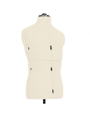 Manichino Maschile Regolabile Crema Taglia 37-45