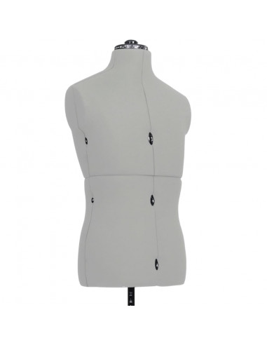 Manichino Maschile Regolabile Grigio Taglia 37-45