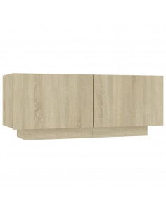 Comodino Rovere Sonoma 100x35x40 cm in Truciolato 2