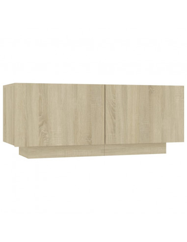 Comodino Rovere Sonoma 100x35x40 cm in Truciolato