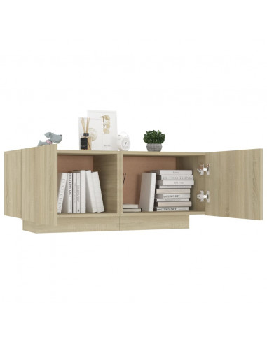 Comodino Rovere Sonoma 100x35x40 cm in Truciolato