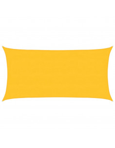 Vela Parasole 160 g/m² Rettangolare Giallo 4x7 m in HDPE 2