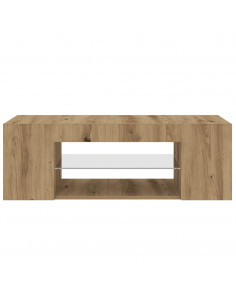 Mobile Porta TV con LED Artigianale 90x39x30 cm Multistrato 2