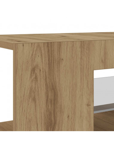 Mobile Porta TV con LED Artigianale 90x39x30 cm Multistrato